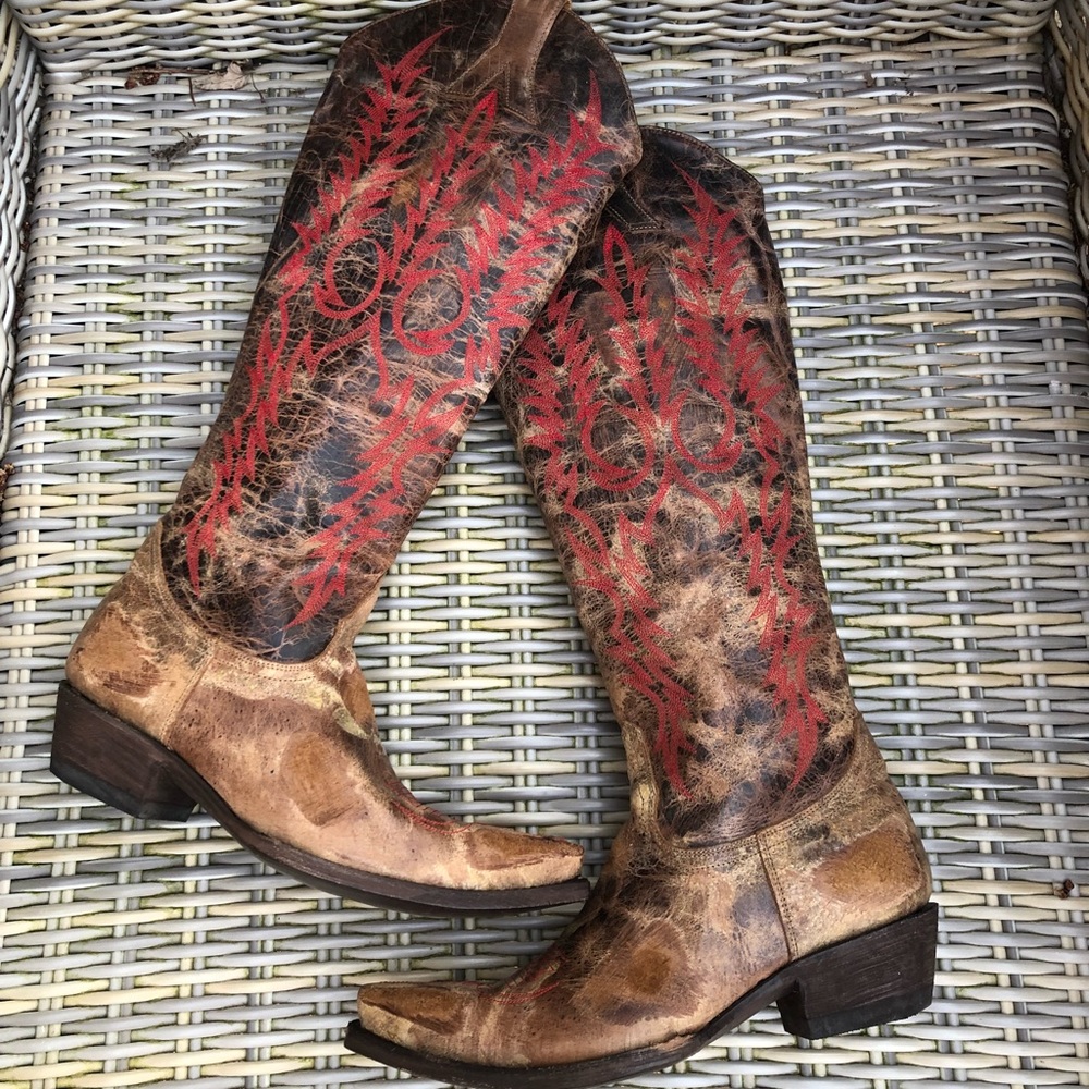 Old Gringo Mayra Camo Boots 9 Cowboy Western NEW - Picture 2 of 16